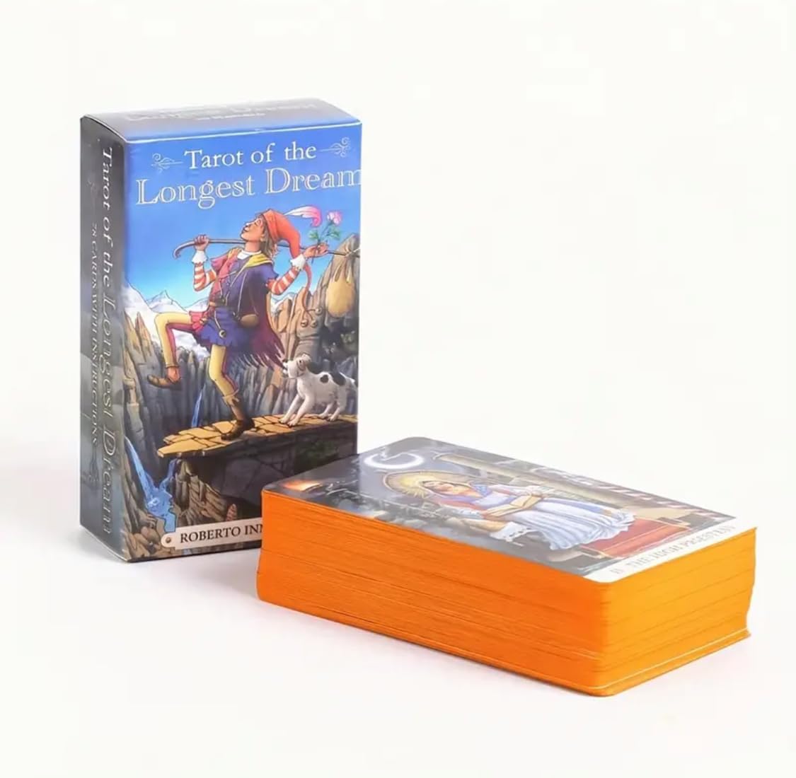 Generico Tarot of the Longest Dream, Mazzo di 78 Carte con Guidebook, Set Completo per Divinazione e Meditazione