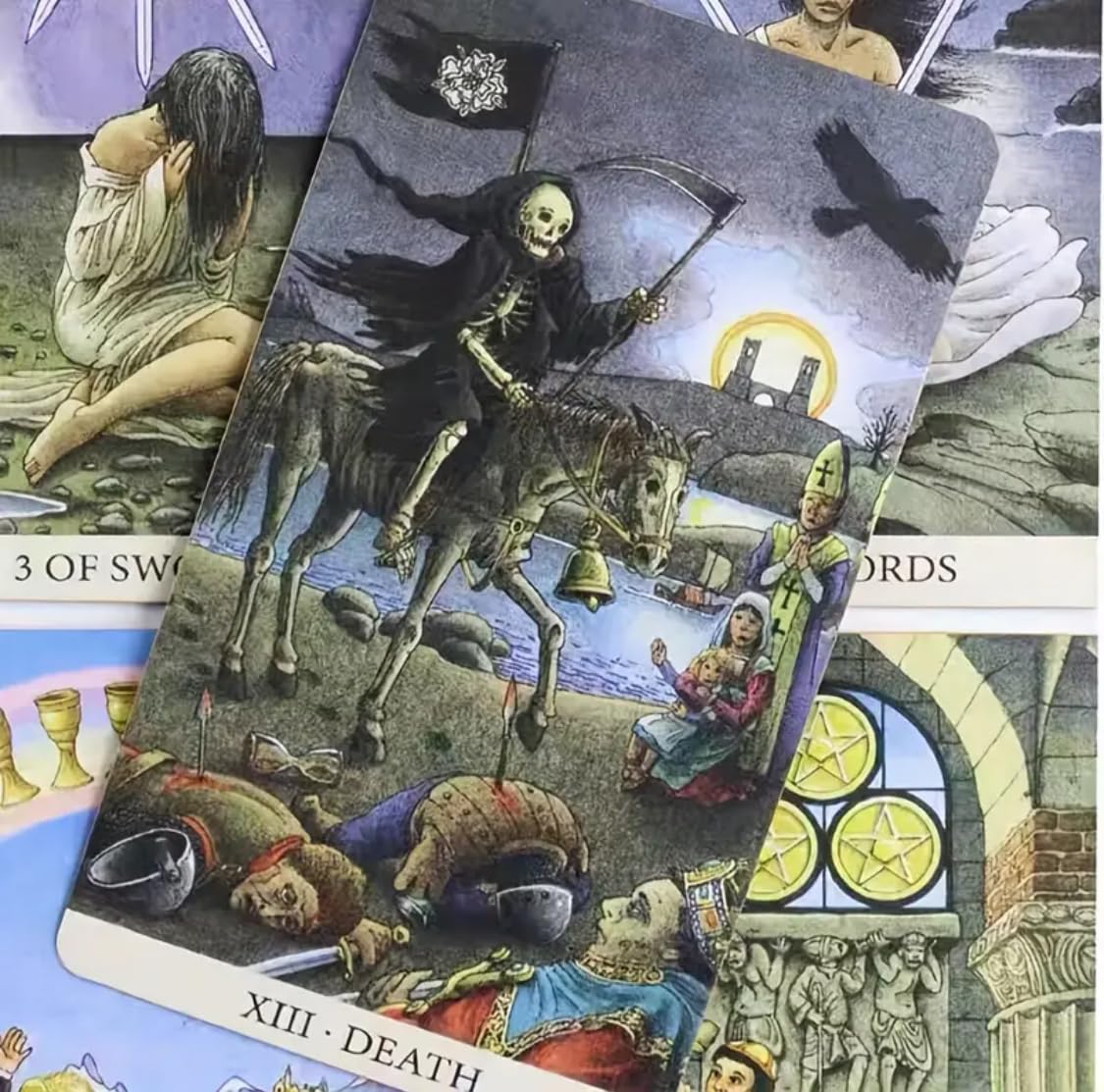 Generico Tarot of the Longest Dream, Mazzo di 78 Carte con Guidebook, Set Completo per Divinazione e Meditazione