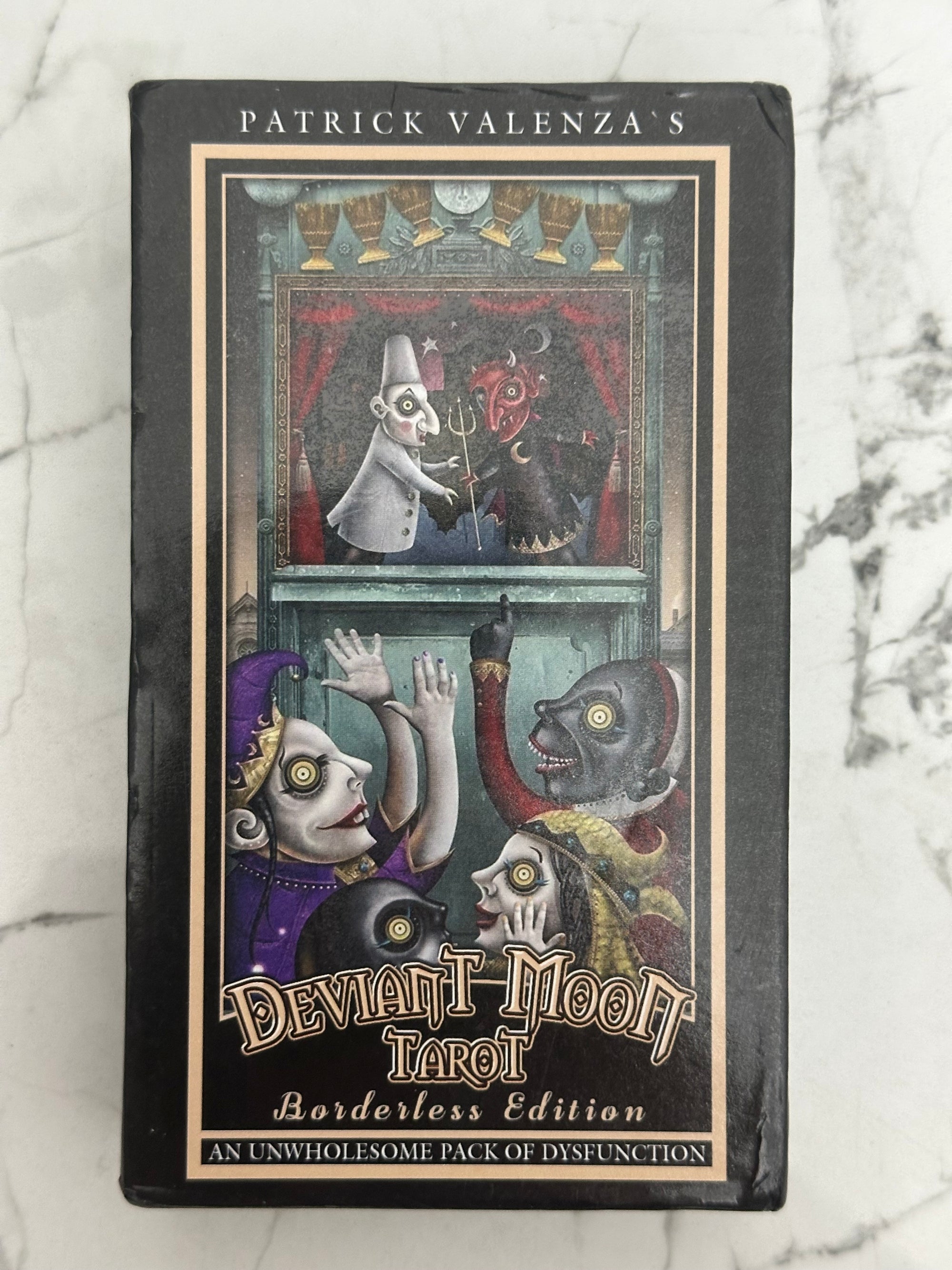 TAROCCHI DEVIANT MOON TAROT BORDERLESS EDITION 78 CARTE