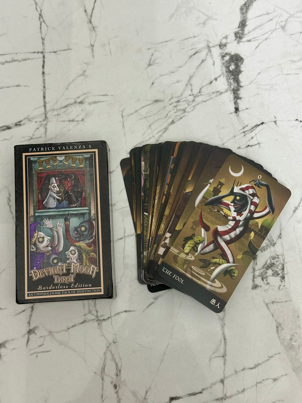TAROCCHI DEVIANT MOON TAROT BORDERLESS EDITION 78 CARTE