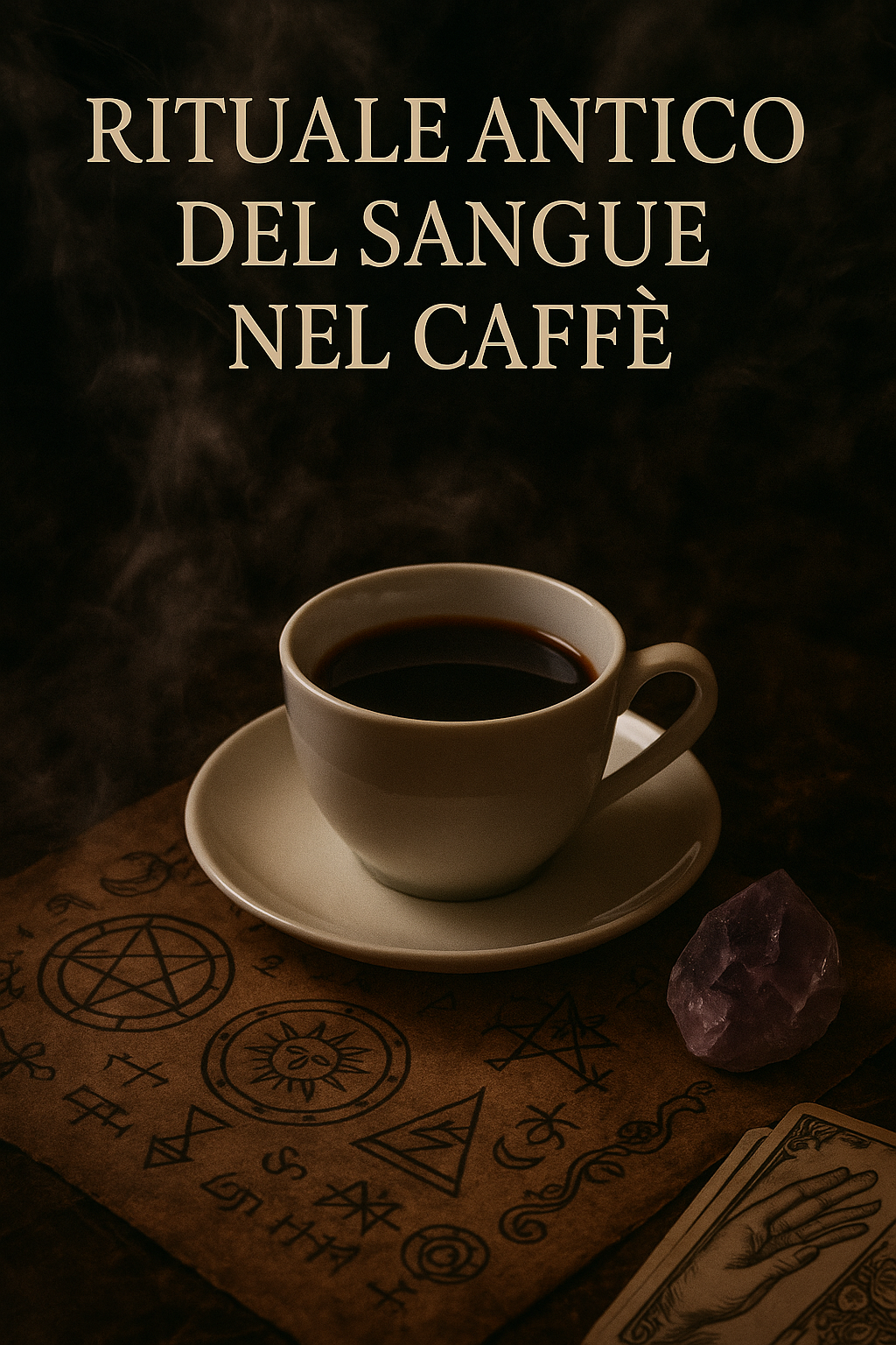 LEGAMENTO D’AMORE  RITUALE ANTICO DEL SANGUE MESTRUALE NEL CAFFÈ