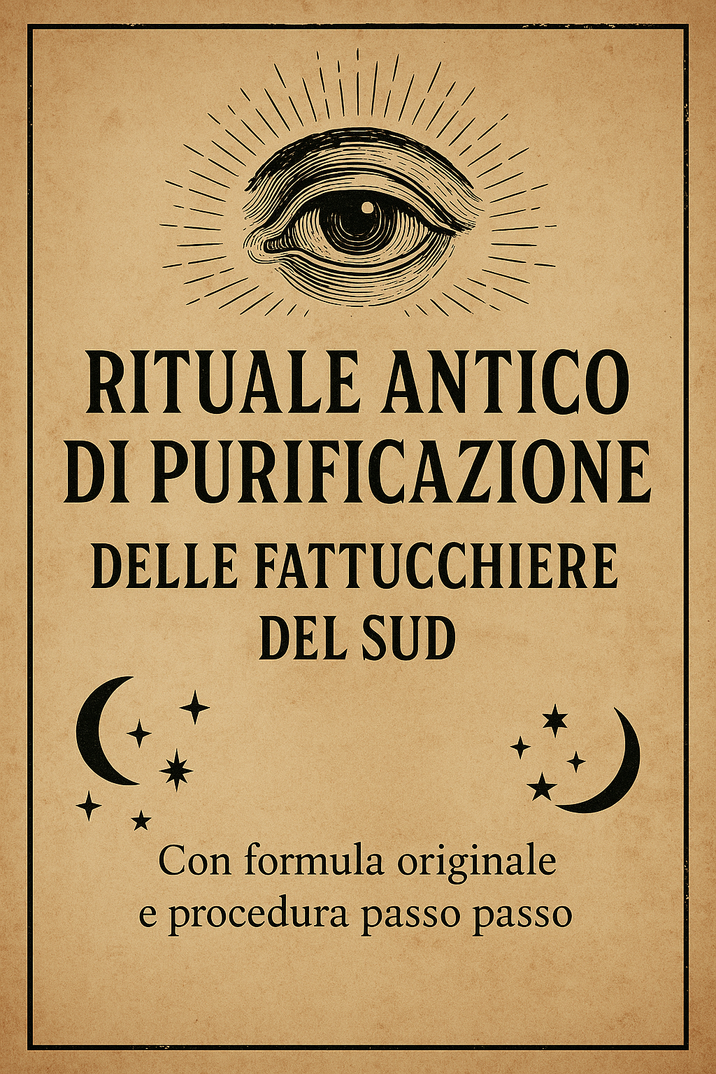 RITUALE ANTICO DI PURIFICAZIONE DELLE FATTUCCCHIERE DEL SUD