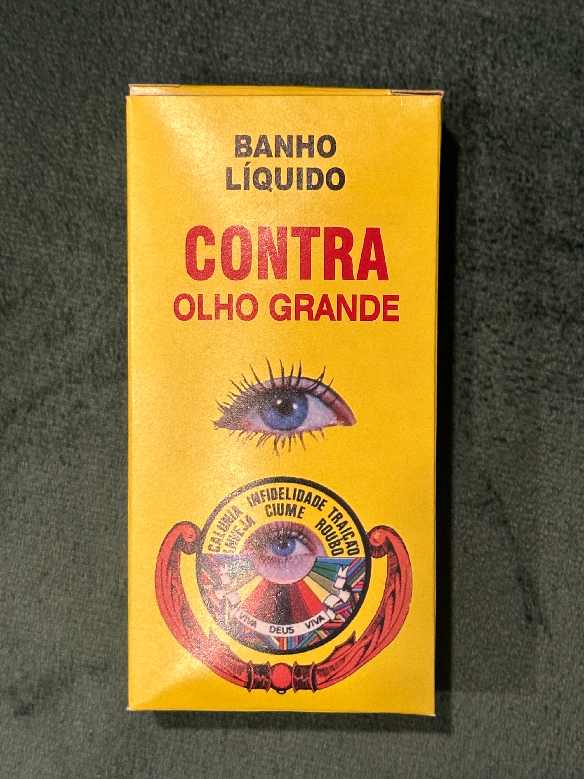 Bagno Liquido Protettivo contro Invidia Malocchio e fatture “CONTRA OLHO GRANDE “✦ SANTERIA BRASILIANA