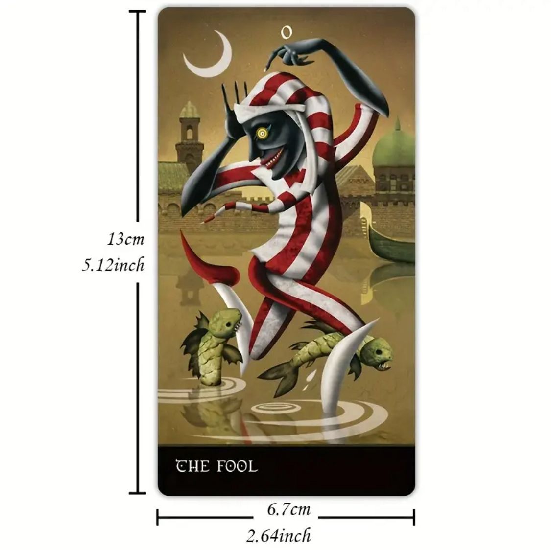 TAROCCHI DEVIANT MOON TAROT BORDERLESS EDITION 78 CARTE