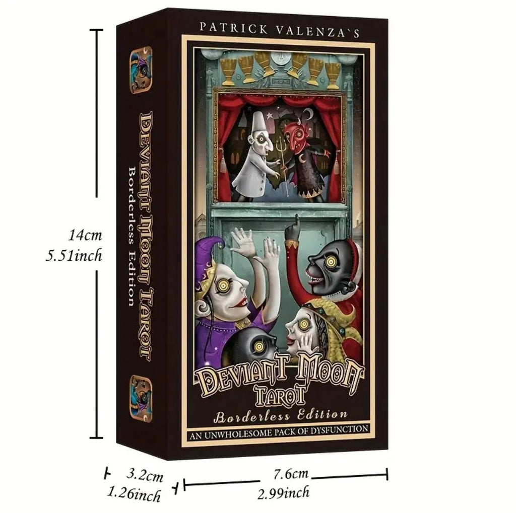TAROCCHI DEVIANT MOON TAROT BORDERLESS EDITION 78 CARTE